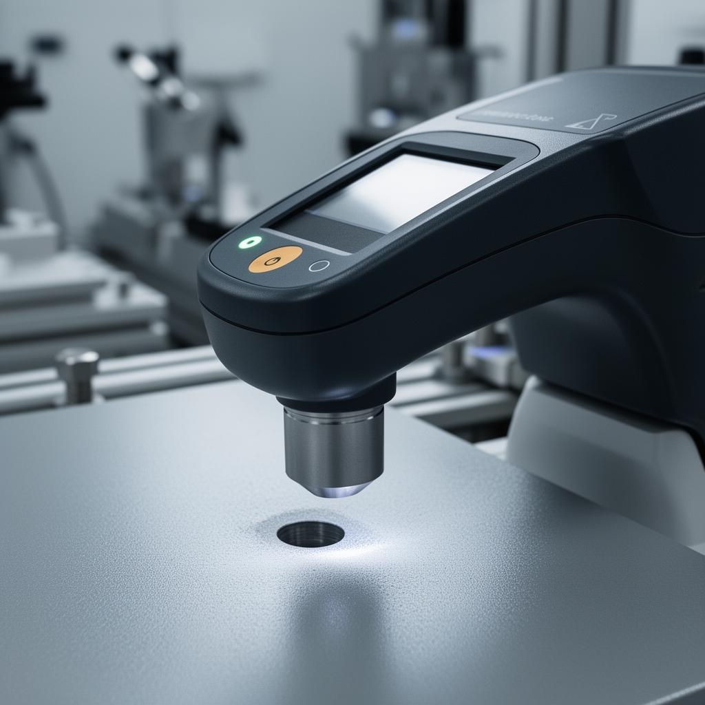 Farbspektrometer zur Prüfung pulverbeschichteter Oberflächen